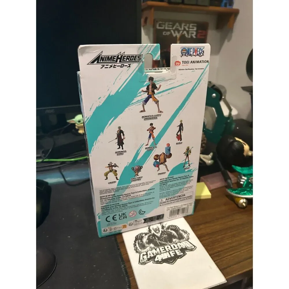 One Piece Anime Heroes Figure Monkey D. Luffy Dressrosa Version by Bandai Namco